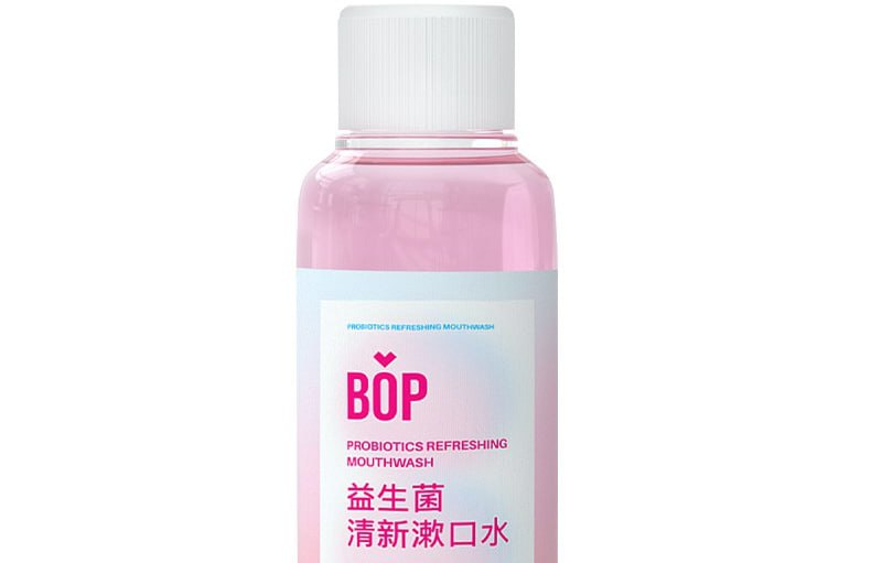 【京东自营】BOP波普专研生菌漱口水便携口气清新口腔清洁护理持久男女白桃100ml 元气白桃100ml当前售价
