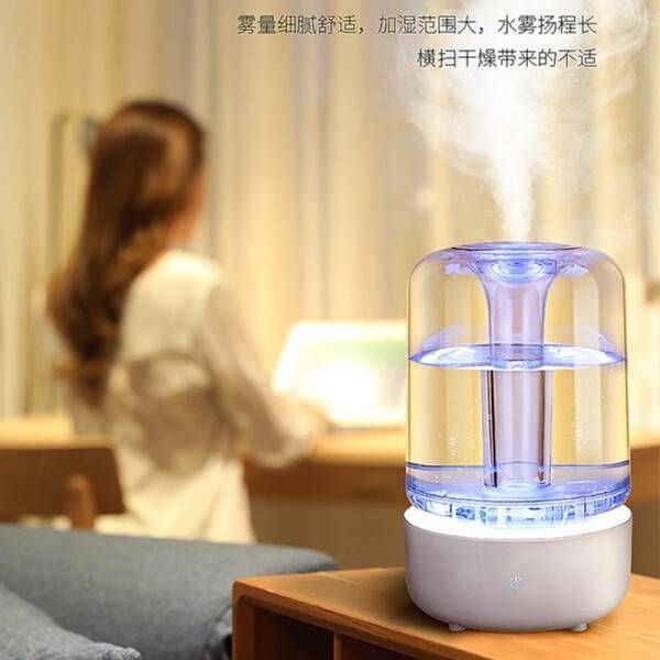 #加湿器 #格林盈璐 #生活日用 【京东】【领券直降】格林盈璐 加湿器家用卧室办公室桌面上加水空气大雾量增湿杀菌水果鲜花香薰补水取暖伴侣七彩加湿器 透明可视加湿器———————京东价
